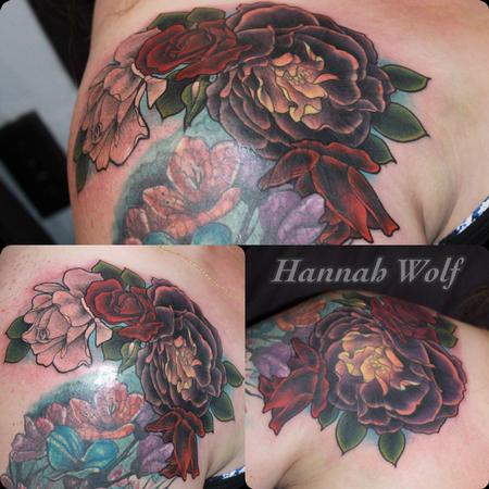 Tattoos - floral shoulder tattoo - 116290